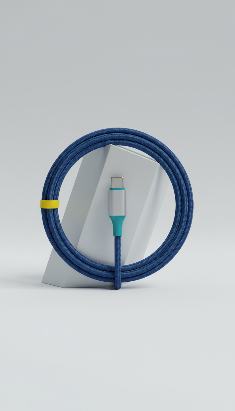 6 ft Fast-Charging USB-C Cable Nylon Braided